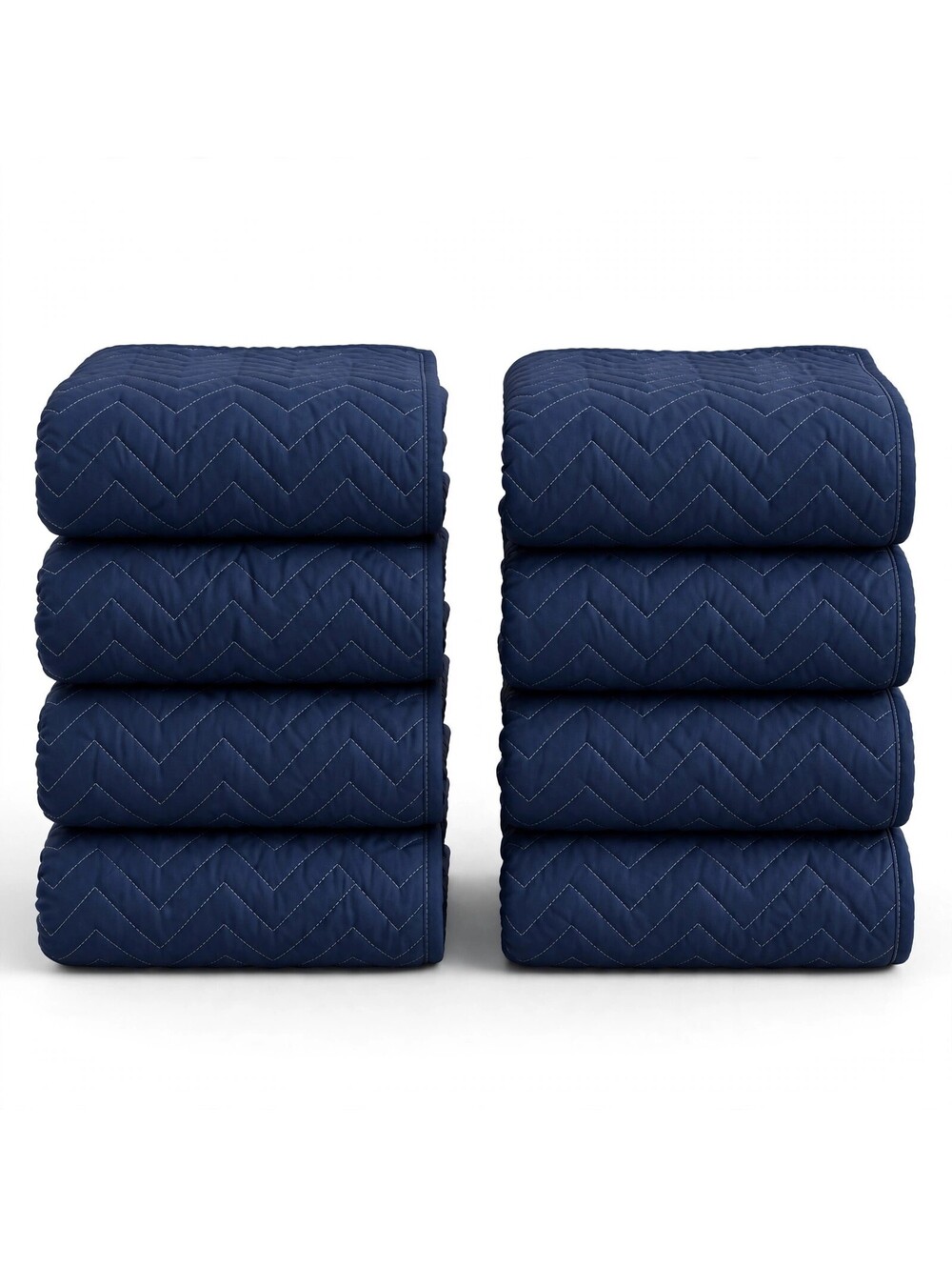 8 Heavy-Duty Moving Utility Blankets | 76" × 68" Multi-Purpose Protective Covers